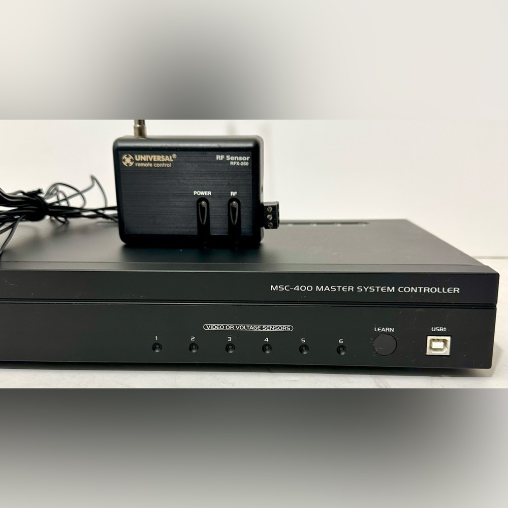 Universal Remote Control MSC-400 Master System Controller w/ RFX-250 RF Sensor - Picture 6 of 17